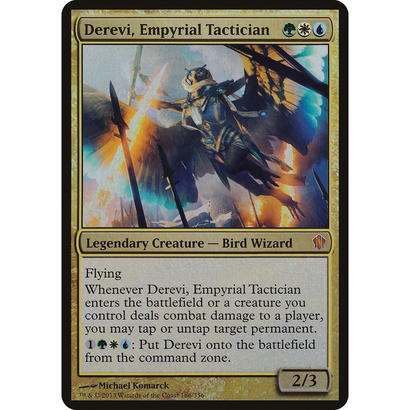 Derevi, Empyrial Tactician (Oversized) [Commander 2013 Oversized]