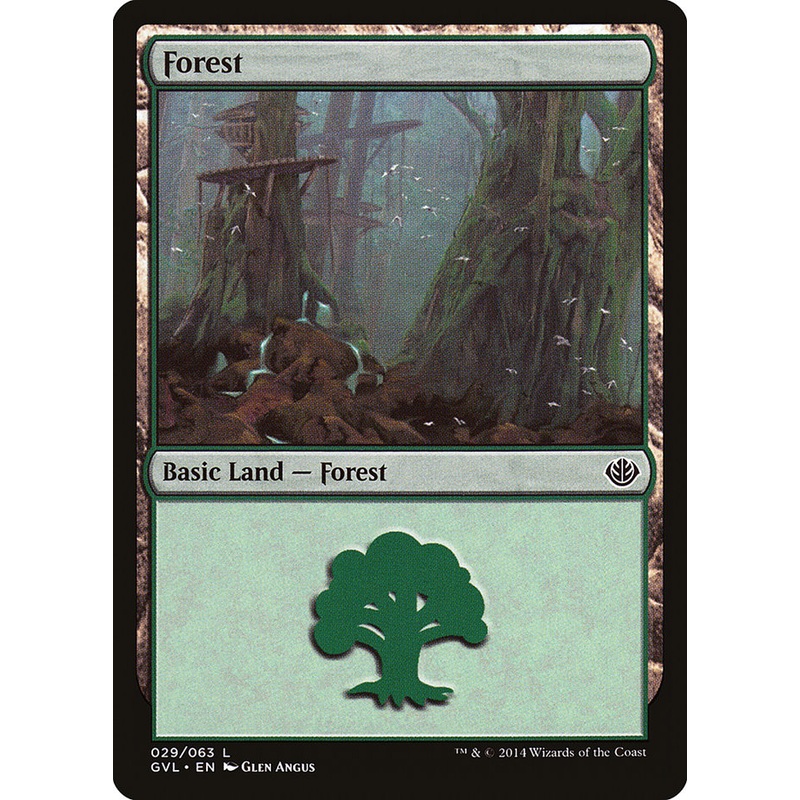 Forest (29) (Garruk vs. Liliana) [Duel Decks Anthology]