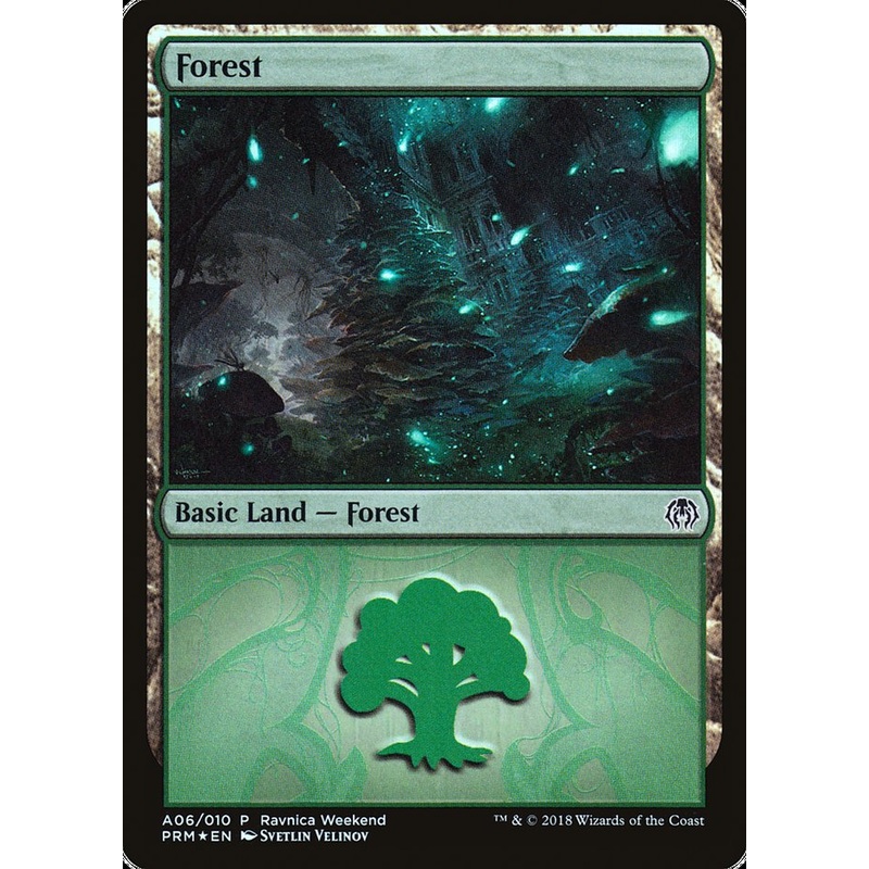 Forest (A06) [Ravnica Allegiance Ravnica Weekend]