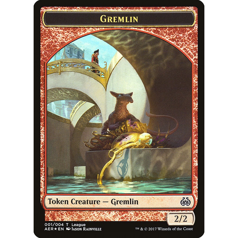 Gremlin // Energy Reserve Double-Sided Token [League Tokens 2017]