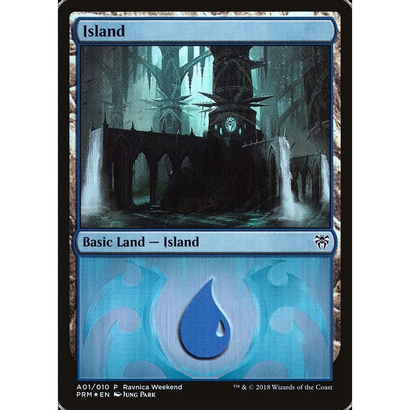 Island (A01) [Ravnica Allegiance Ravnica Weekend]