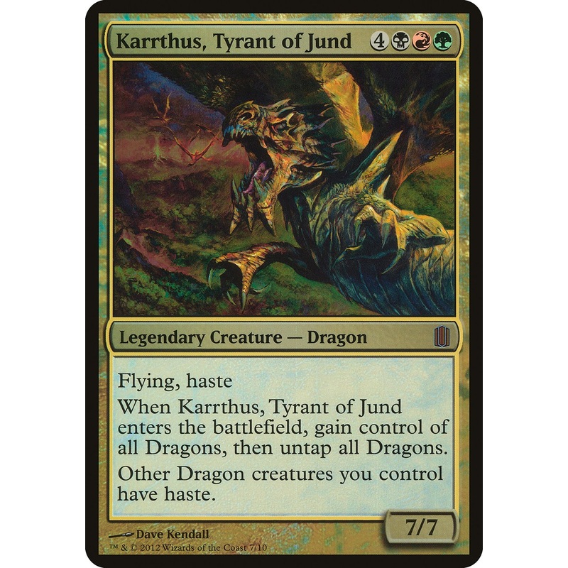 Karrthus, Tyrant of Jund (Oversized) [Commander's Arsenal Oversized]