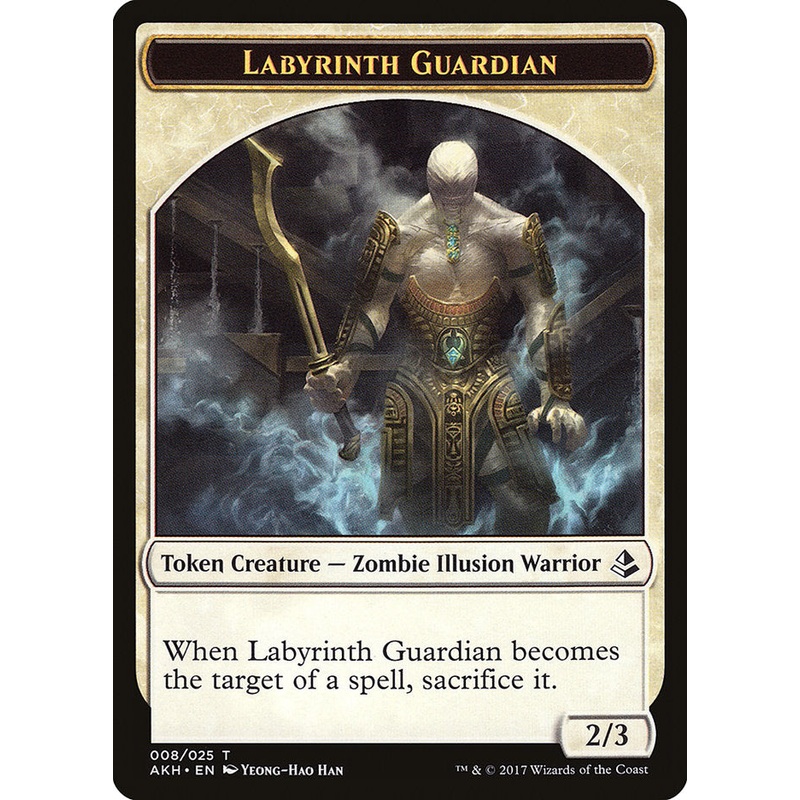 Labyrinth Guardian // Insect Double-Sided Token [Amonkhet Tokens]