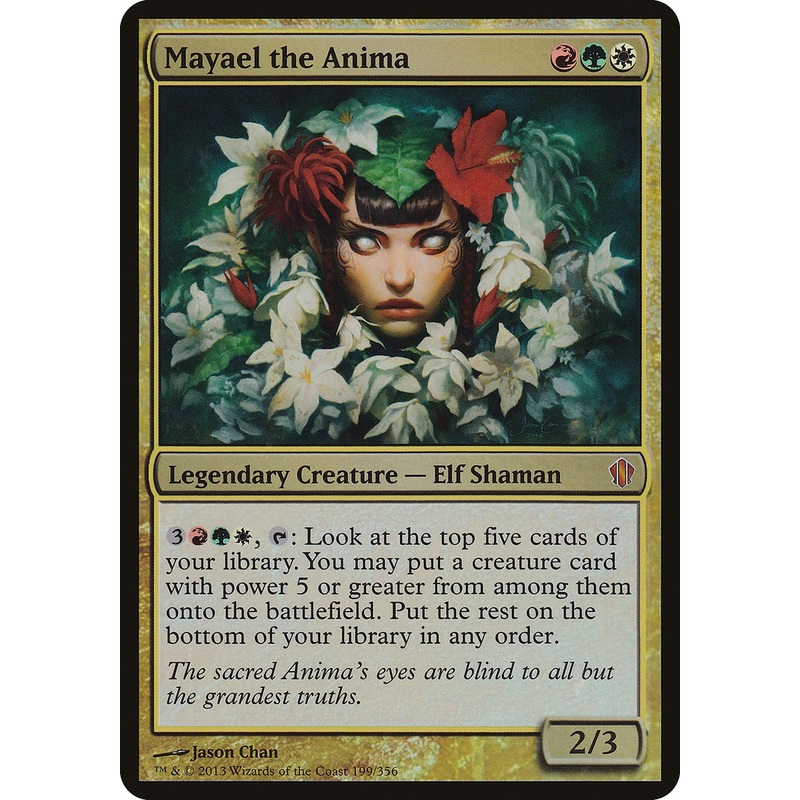 Mayael the Anima (Oversized) [Commander 2013 Oversized]