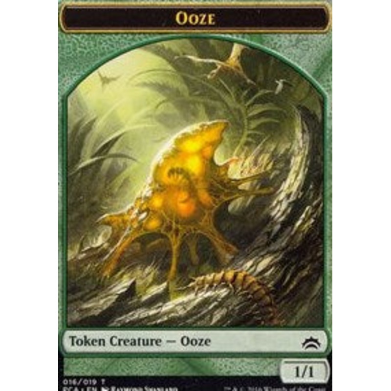 Ooze (016) // Ooze (017) Double-Sided Token [Planechase Anthology Tokens]