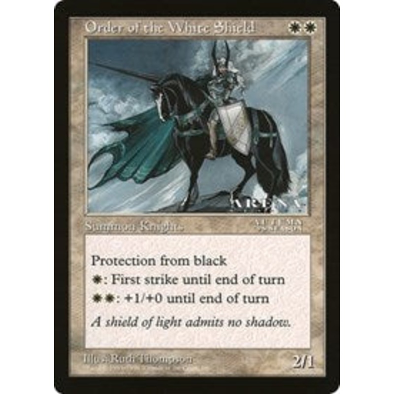 Order of the White Shield (Oversized) [Oversize Cards]
