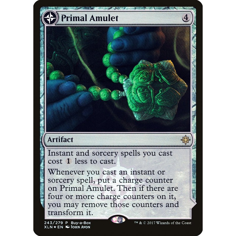 Primal Amulet // Primal Wellspring (Buy-A-Box) [Ixalan Treasure Chest]