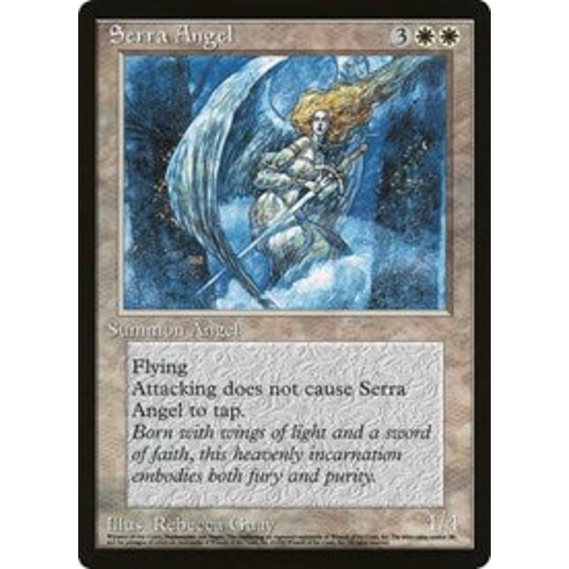 Serra Angel [alternate art] (Oversized) [Oversize Cards]