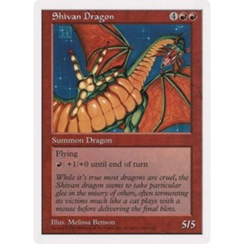Shivan Dragon (Oversized) [Oversize Cards]