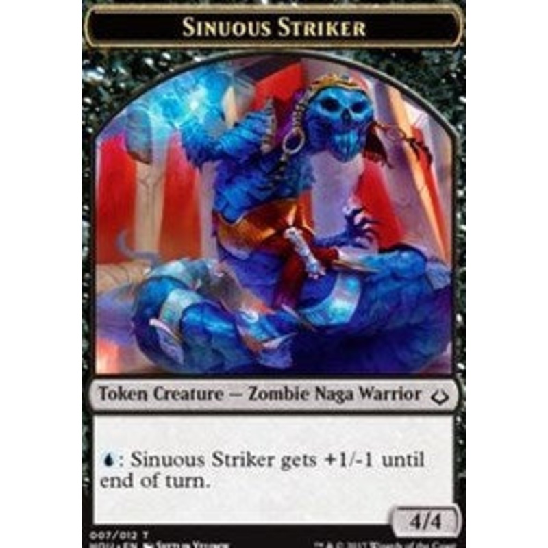 Sinuous Striker // Cat Double-Sided Token [Hour of Devastation Tokens]