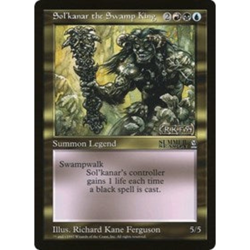 Sol'kanar the Swamp King (Oversized) [Oversize Cards]