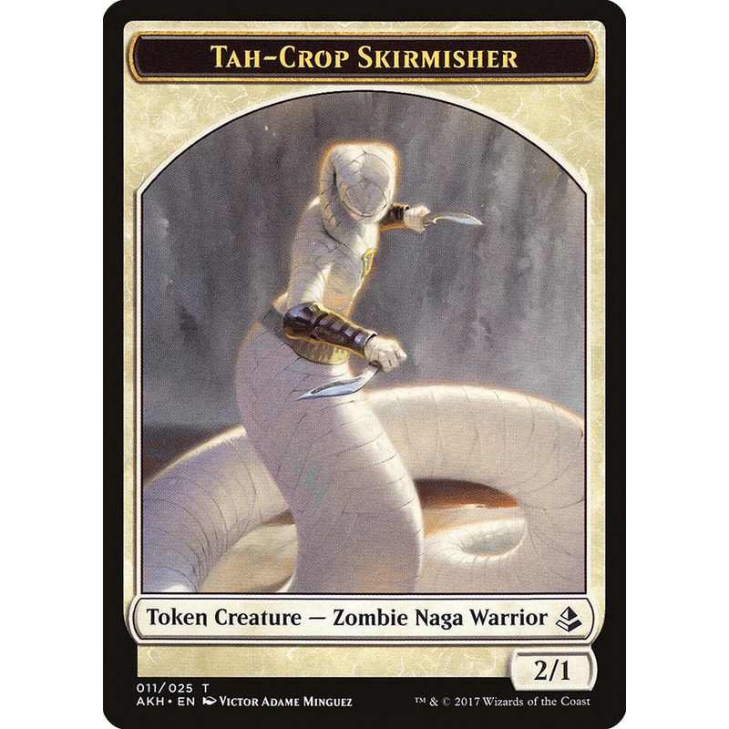 Tah-Crop Skirmisher // Cat Double-Sided Token [Amonkhet Tokens]