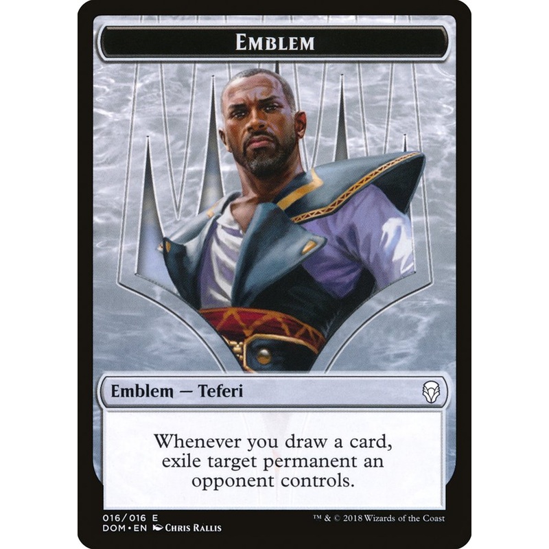 Teferi, Hero of Dominaria Emblem [Dominaria Tokens]