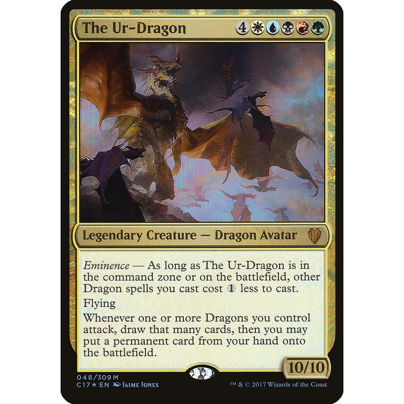 The Ur-Dragon (Oversized) [Commander 2017 Oversized]