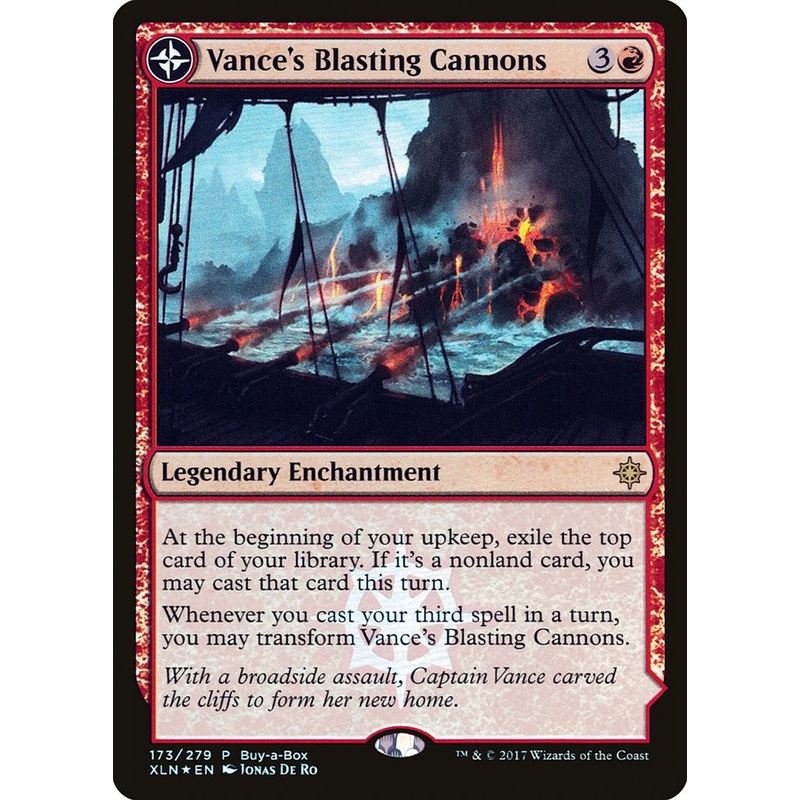 Vance's Blasting Cannons // Spitfire Bastion (Buy-A-Box) [Ixalan Treasure Chest]
