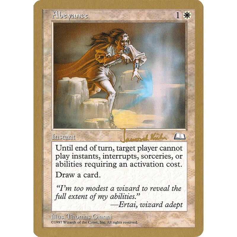 Abeyance (Janosch Kuhn) [World Championship Decks 1997]