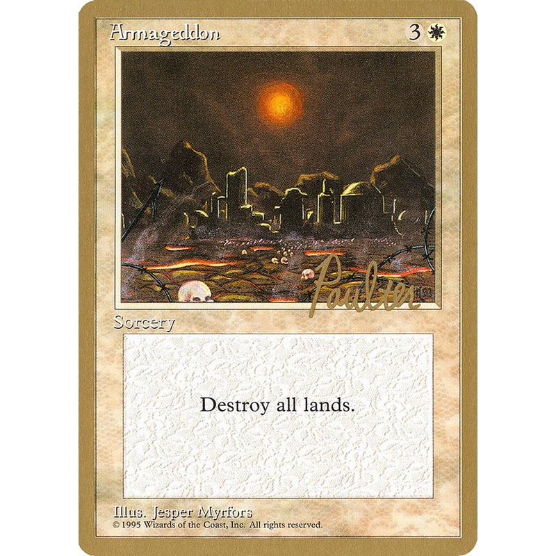 Armageddon (Preston Poulter) [Pro Tour Collector Set]