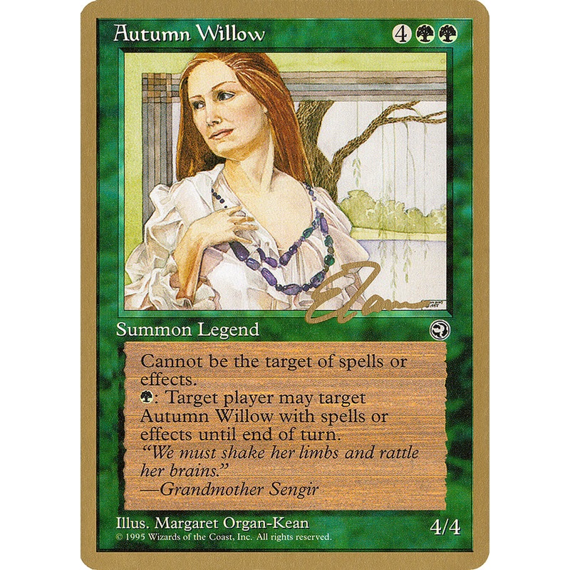 Autumn Willow (Eric Tam) [Pro Tour Collector Set]