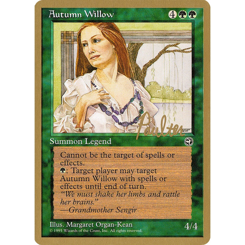 Autumn Willow (Preston Poulter) [Pro Tour Collector Set]