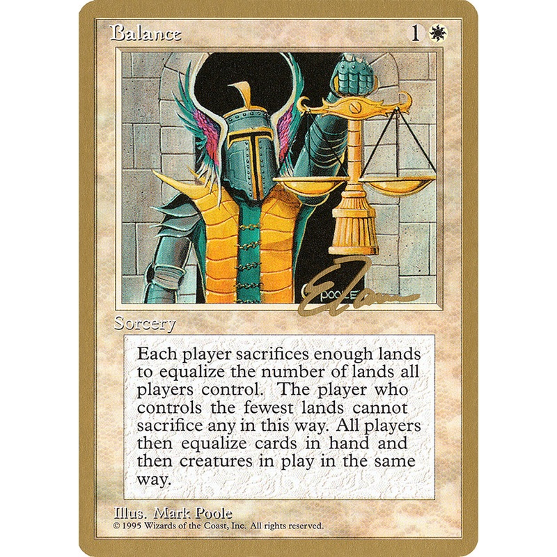 Balance (Eric Tam) [Pro Tour Collector Set]