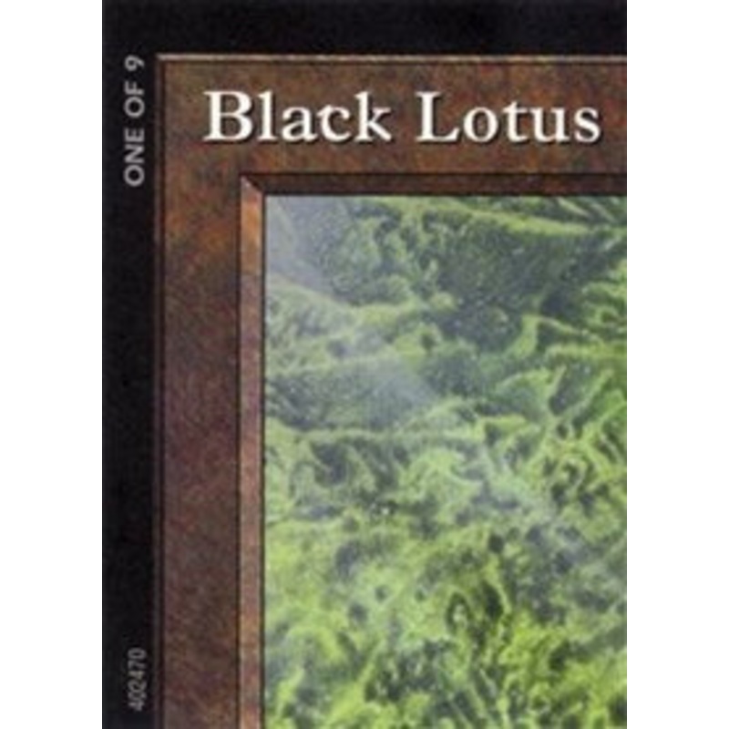 Black Lotus (1 of 9) (Ultra PRO Puzzle Quest) [Media Promos]