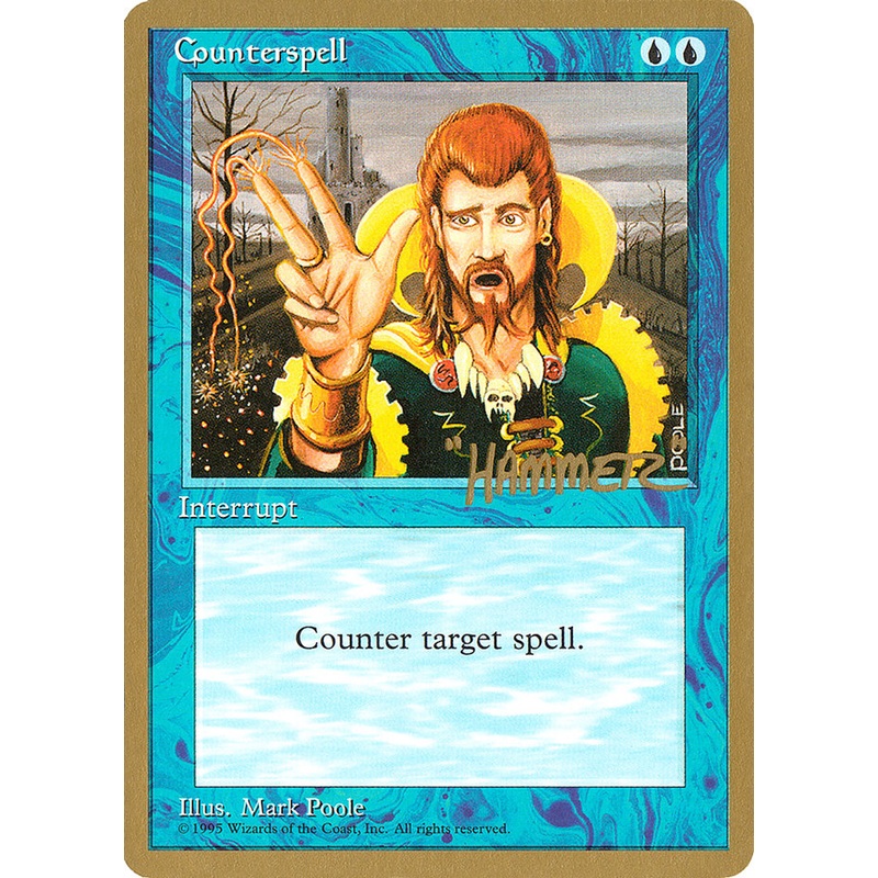 Counterspell (Shawn "Hammer" Regnier) [Pro Tour Collector Set]