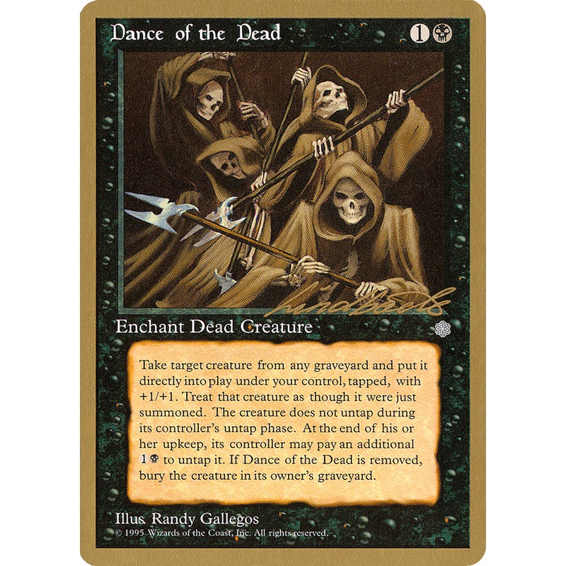 Dance of the Dead (Leon Lindback) [Pro Tour Collector Set]