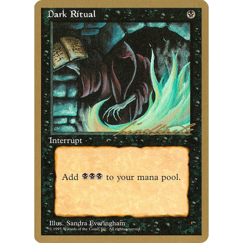Dark Ritual (Leon Lindback) [Pro Tour Collector Set]