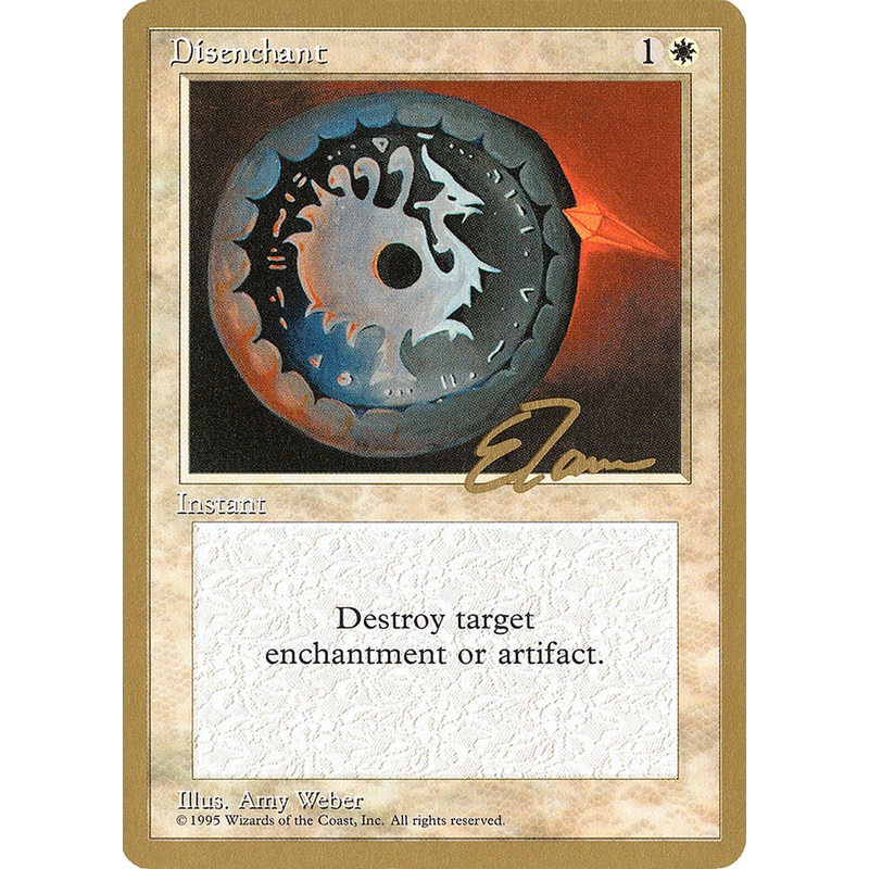 Disenchant (Eric Tam) [Pro Tour Collector Set]