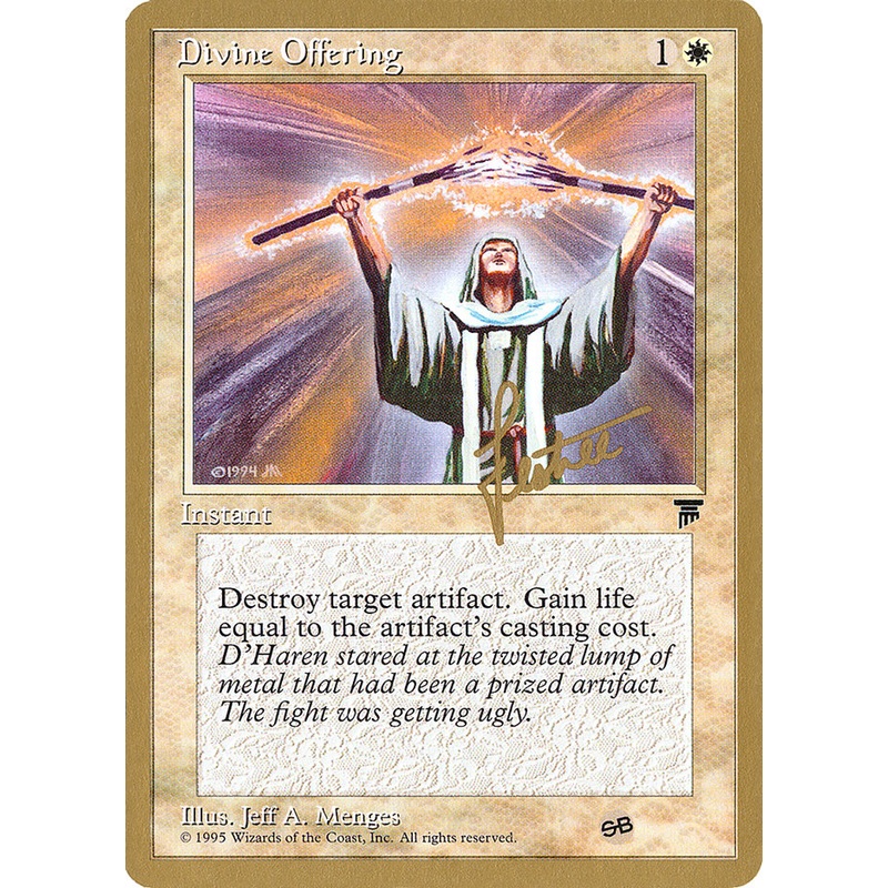 Divine Offering (Bertrand Lestree) (SB) [Pro Tour Collector Set]