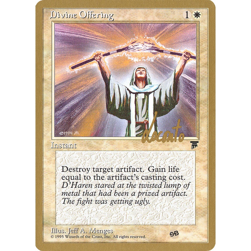 Divine Offering (Michael Loconto) (SB) [Pro Tour Collector Set]