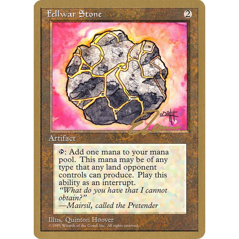 Fellwar Stone (Eric Tam) [Pro Tour Collector Set]