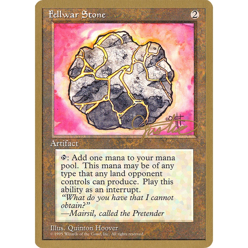 Fellwar Stone (Mark Justice) [Pro Tour Collector Set]