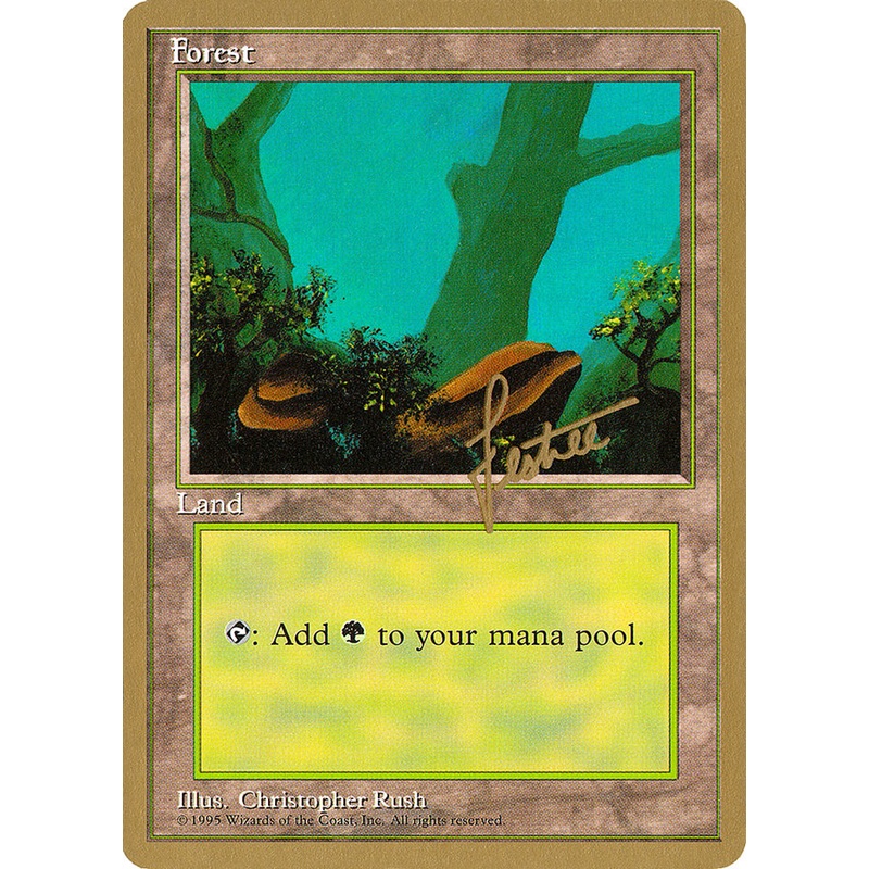 Forest (bl378) (Bertrand Lestree) [Pro Tour Collector Set]