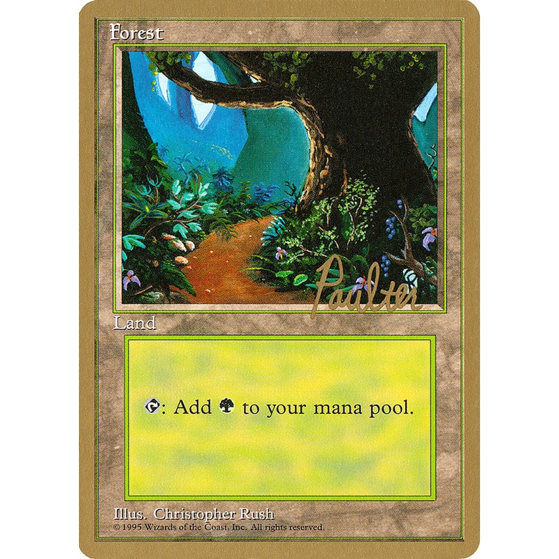 Forest (pp376) (Preston Poulter) [Pro Tour Collector Set]