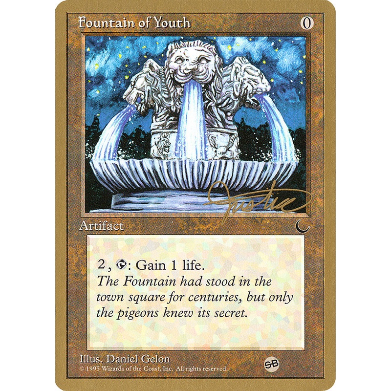 Fountain of Youth (Mark Justice) (SB) [Pro Tour Collector Set]