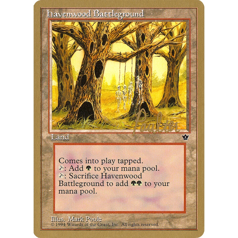 Havenwood Battleground (Preston Poulter) [Pro Tour Collector Set]
