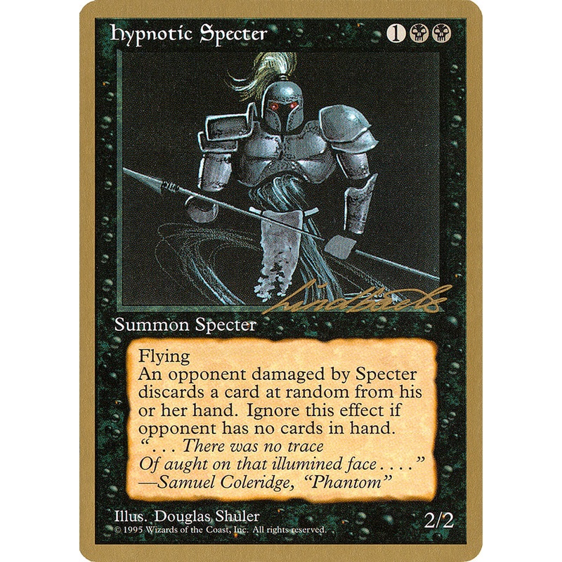 Hypnotic Specter (Leon Lindback) [Pro Tour Collector Set]