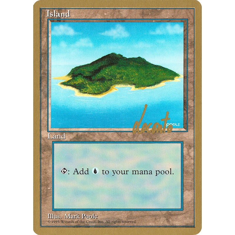 Island (ml367) (Michael Loconto) [Pro Tour Collector Set]