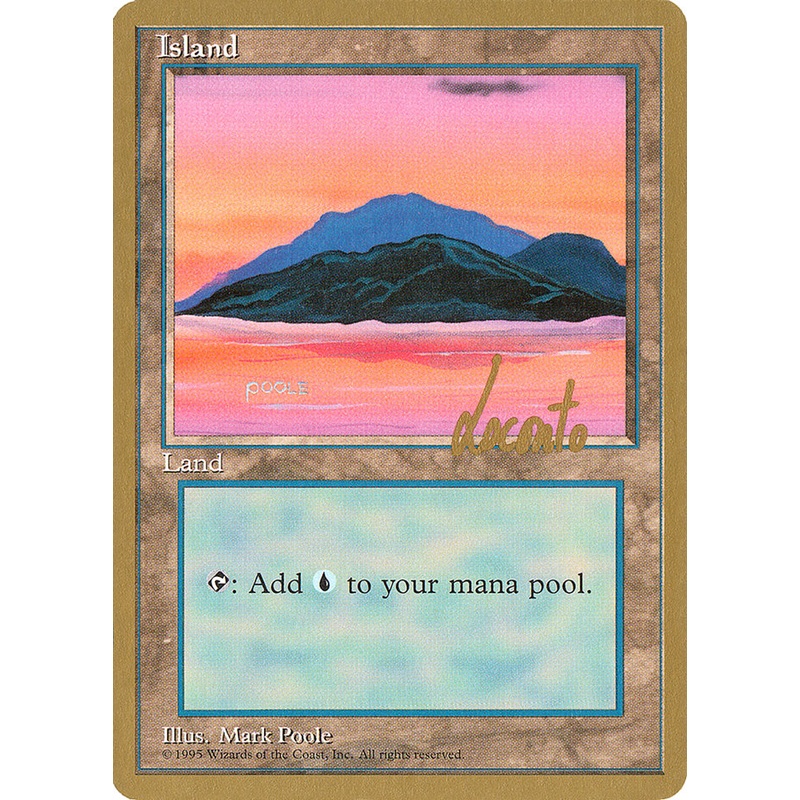 Island (ml369) (Michael Loconto) [Pro Tour Collector Set]