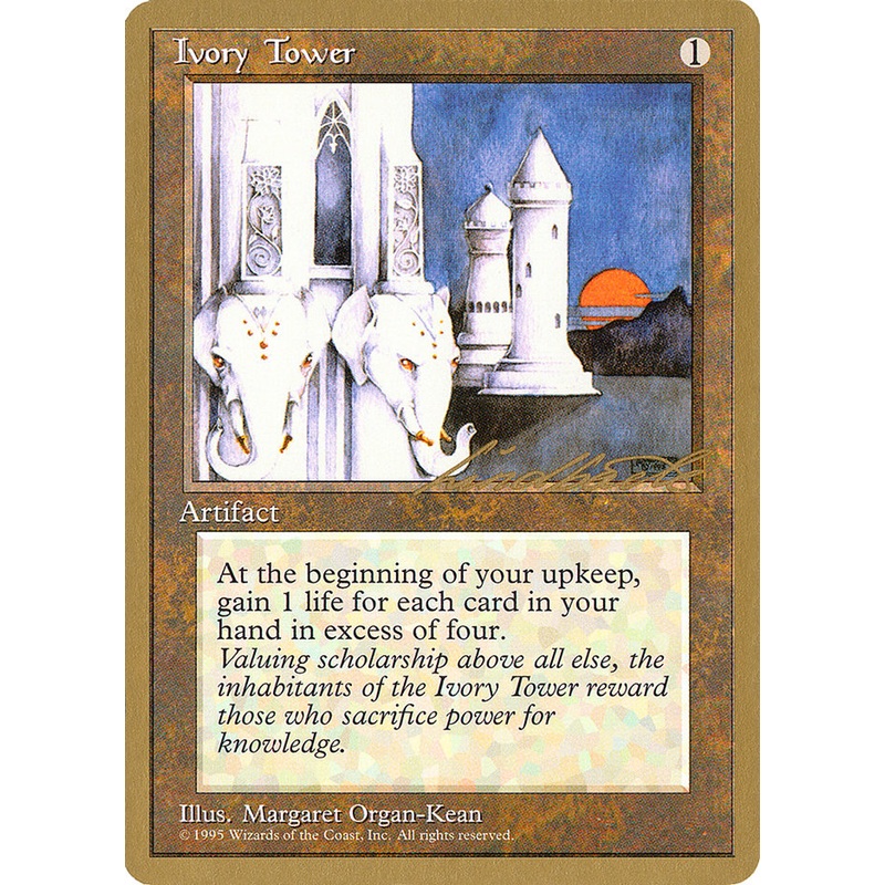 Ivory Tower (Leon Lindback) [Pro Tour Collector Set]