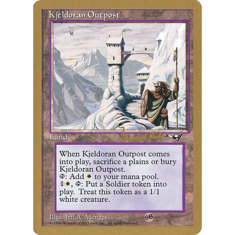 Kjeldoran Outpost (Janosch Kuhn) [World Championship Decks 1997]