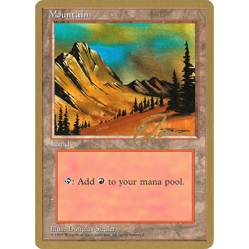 Mountain (et375) (Eric Tam) [Pro Tour Collector Set]