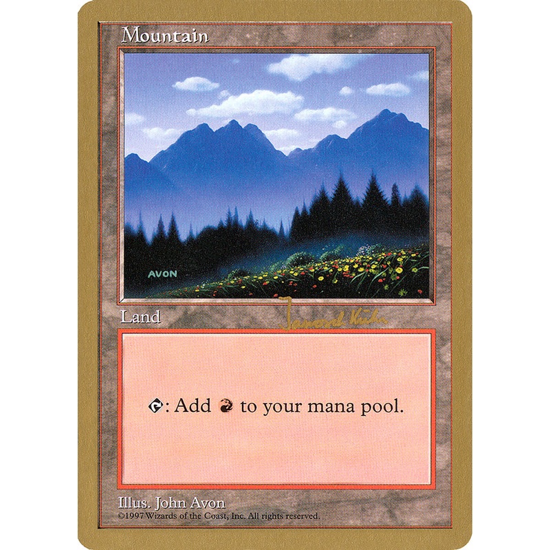 Mountain (jk445) (Janosch Kuhn) [World Championship Decks 1997]