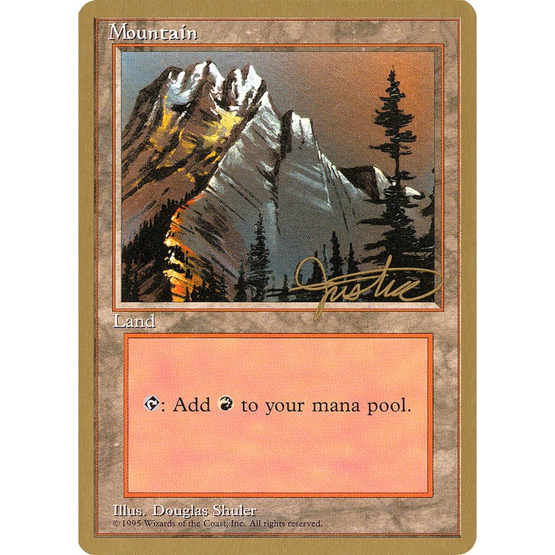 Mountain (mj373) (Mark Justice) [Pro Tour Collector Set]