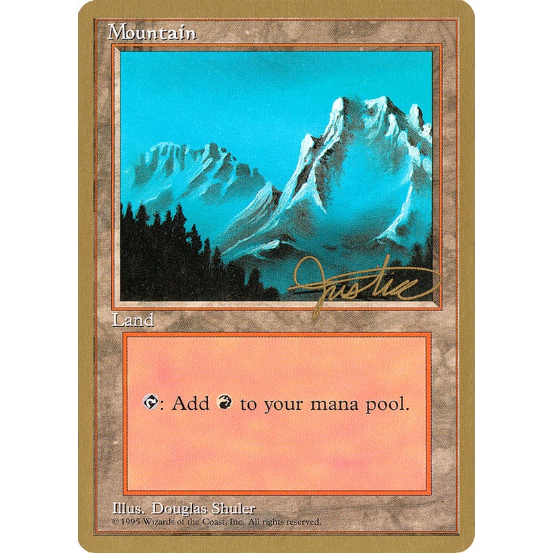 Mountain (mj374) (Mark Justice) [Pro Tour Collector Set]