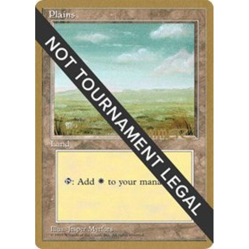 Plains (C) - 1996 Shawn "Hammer" Regnier (4ED) [World Championship Decks]