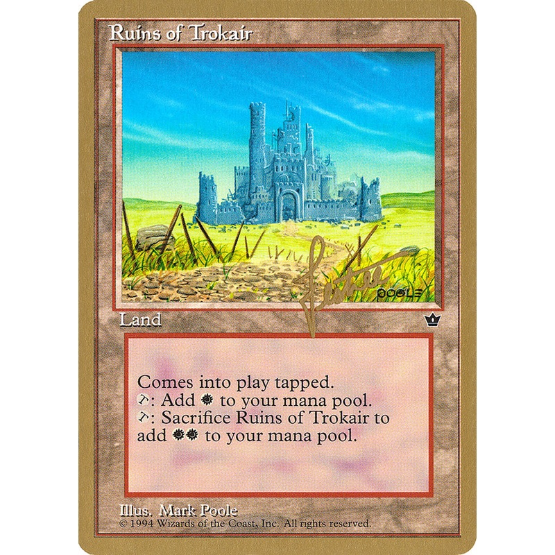 Ruins of Trokair (Bertrand Lestree) [Pro Tour Collector Set]