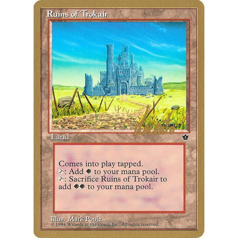 Ruins of Trokair (Michael Loconto) [Pro Tour Collector Set]