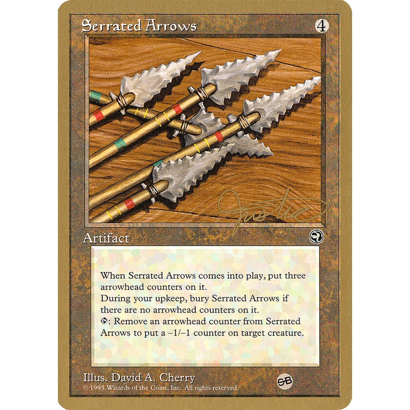 Serrated Arrows (Mark Justice) (SB) [Pro Tour Collector Set]